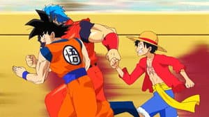 Still from History's Strongest Collaboration vs. Glutton of the Sea (II)