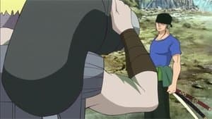 Still from The Sword Technique Heats Up! Law and Zoro Finally Appear!