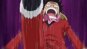 Still from A Hard Battle Starts! Luffy vs. Katakuri!