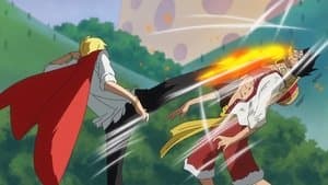 Still from A Heartbreaking Duel! Luffy vs Sanji! (2)
