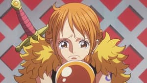 Still from Nami in a Fix! An Adventure in Block Kingdom
