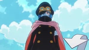 Still from The Threat of the Arrow-Arrow Fruit - Gunko vs. the Straw Hats