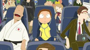 Still from Rick and Morty vs. Genocider