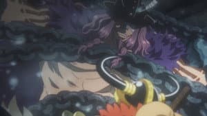 Still from A Dangerous Deal! Loki of the Underworld and Luffy