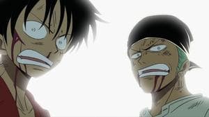 Still from All Out Battle! Luffy vs. Zoro, Mysterious Grand Duel!