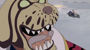 Still from Coby and Helmeppo's Resolve! Vice-Admiral Garp's Parental Affection!