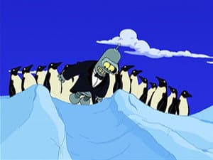 Still from The Birdbot of Ice-Catraz