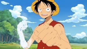 Still from Duel Between Rubber and Ice! Luffy vs. Aokiji!