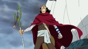 Still from Fists Full of Emotion! Luffy Unleashes Gatling with All His Might!