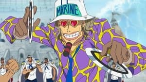 Still from Even If It Means Death! Luffy vs. the Navy; The Battle Starts!