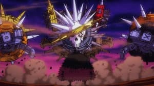 Still from Barrage of Powerful Techniques! The Fierce Attacks of the Worst Generation!