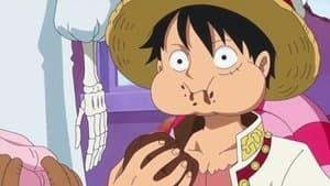 Still from The Emperor's Daughter! Sanji's Fiancée - Pudding!