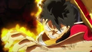 Still from A Comprehensive Anatomy! Fierce Fight! The Five from the New Generation