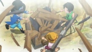 Still from Leaving the Dadan Family for Good?! The Kids' Hideout Has Been Built!