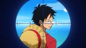 Still from Otama Appears! Luffy vs. Kaido's Army!