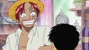 Still from Luffy's Past! The Red-haired Shanks appears