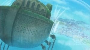Still from Noah Approaches! The Crisis of Fishman Island's Destruction!