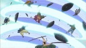 Still from Deadly Attacks One After Another! Zoro and Sanji Join The Battle!