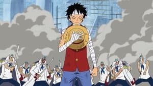 Still from Unexpected Relanding! Luffy, to Marineford!