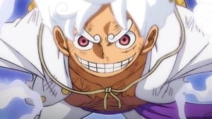 Still from The Ridiculous Power! Gear Five in Full Play