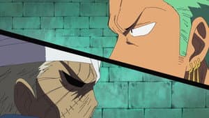 Still from Slashes Dancing On the Rooftop!! Zoro vs. Ryuma's Showdown