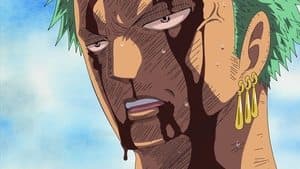 Still from The Pain of My Crewmates Is My Pain! Zoro's Desperate Fight!