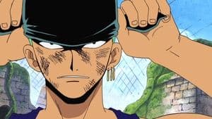 Still from Bursting Slash! Zoro vs Ohm!