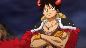 Still from Luffy Goes Out of Control?! Sneaking into Kaido’s Banquet!