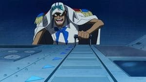 Still from The Encircling Walls Activated! The Whitebeard Pirates backed into a corner!