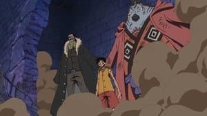 Still from The Ultimate Team Has Formed! Shaking Impel Down!