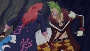 Still from An Underground Labyrinth – Luffy vs. Mine Cart Man