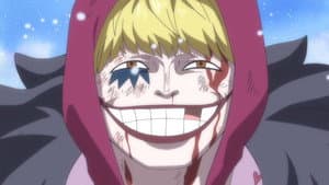 Still from The Moment of Resolution! Corazon's Farewell Smile!