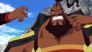 Still from Z's Ambition! Luffy vs. Shuzo!