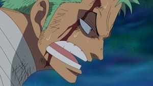 Still from Encounter! The Great Swordsman Mihawk! Zoro's Self-Willed Deadly Struggle!