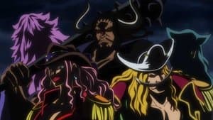 Still from Changing Destiny! The Whitebeard Pirates Cast Ashore!