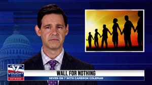 Still from Vought News Network: Seven on 7 with Cameron Coleman (August 2021)